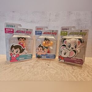 NEW Astroboy, Uran and Kimba  Tezuka Productions Collectibles Vinyl Figure 14 Cm